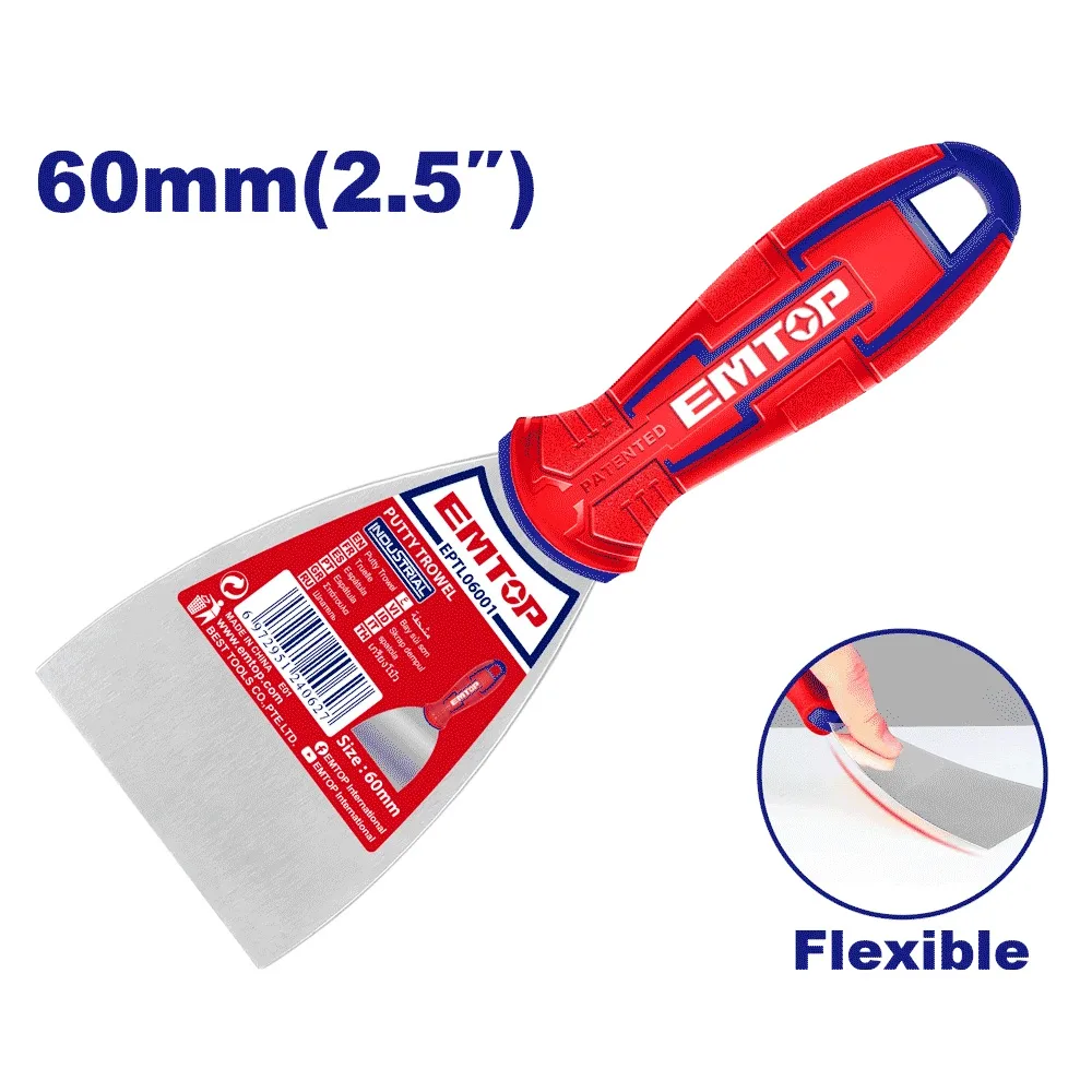 Couteau à mastic 60mm EPTL06001 EMTOP Tunisie