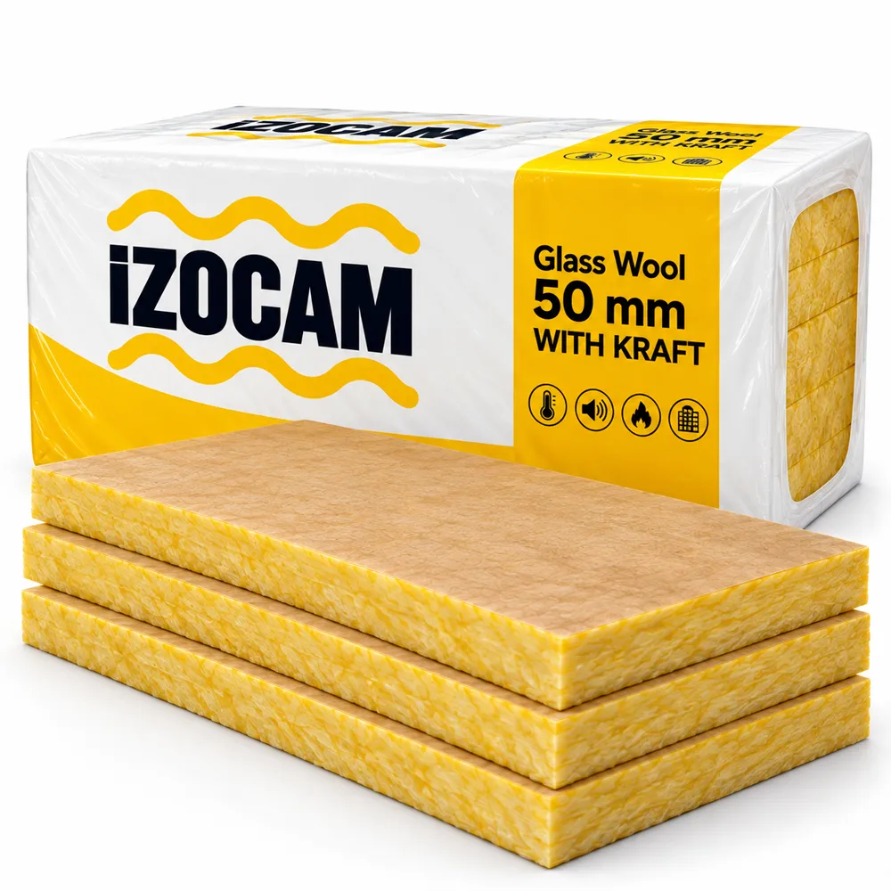 Laine de verre IZOCAM – 50 mm Tunisie