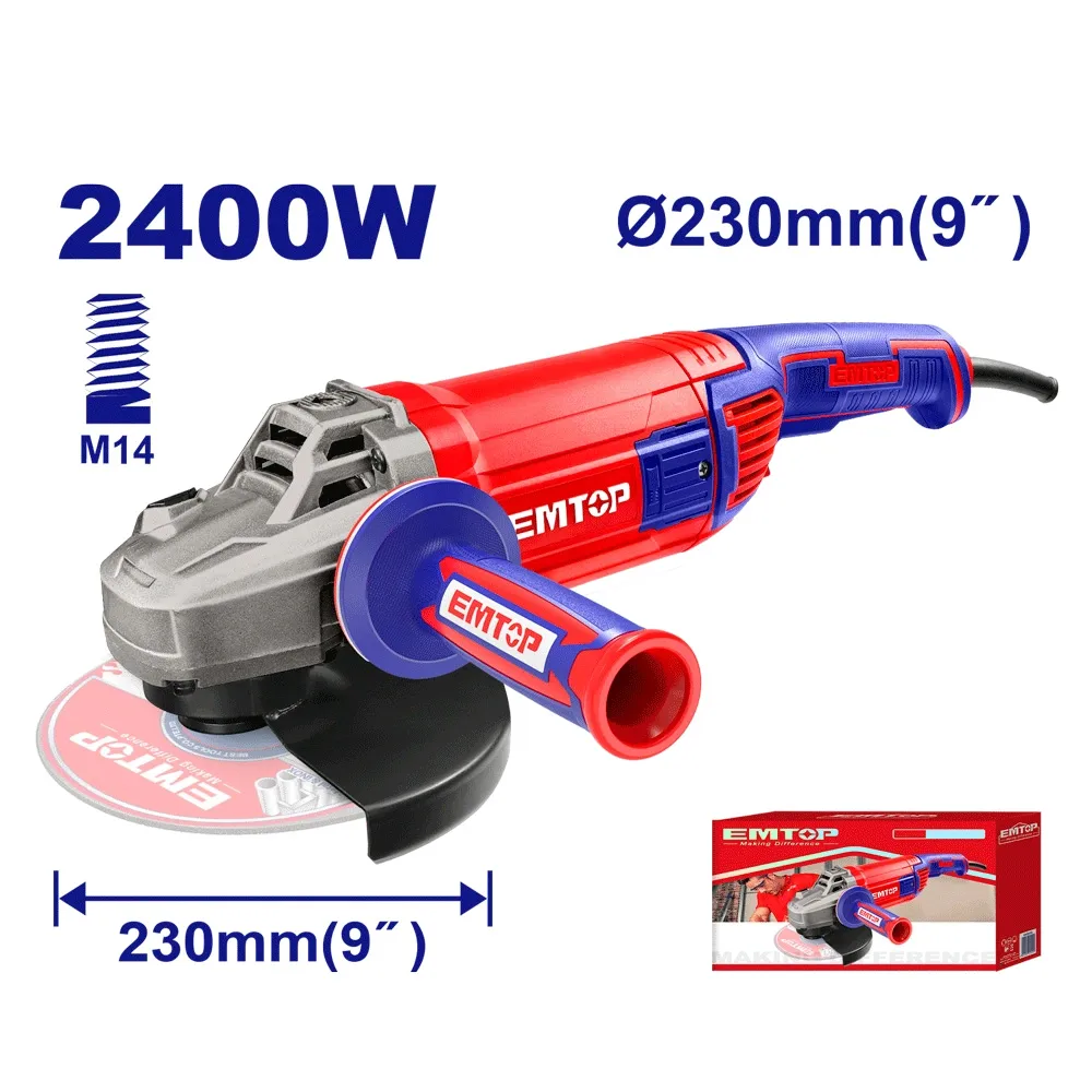 Meule 230mm 2400w EAGR24093 EMTOP Tunisie
