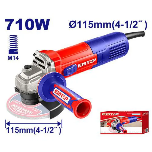 Meuleuse 115mm 710w EAGR17181 EMTOP Tunisie