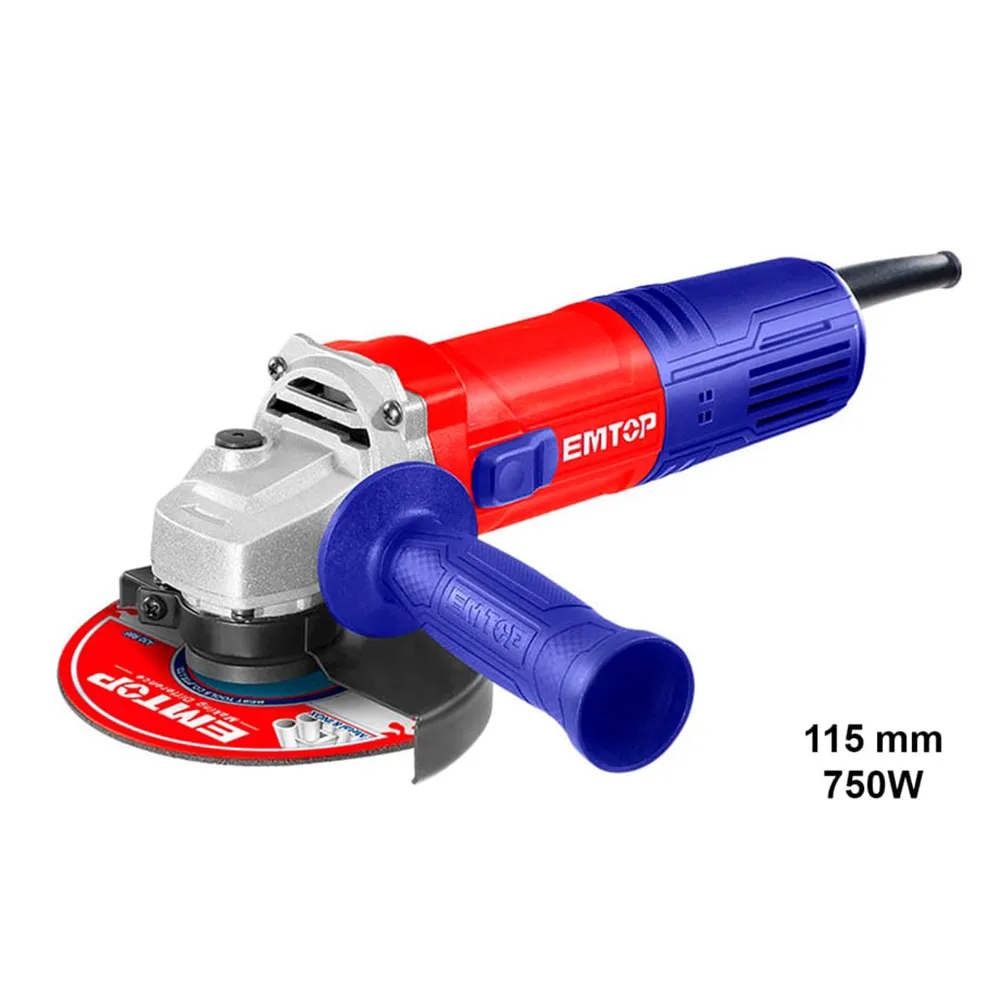 Meuleuse d’angle 115mm 750w EAGR07581 EMTOP Tunisie