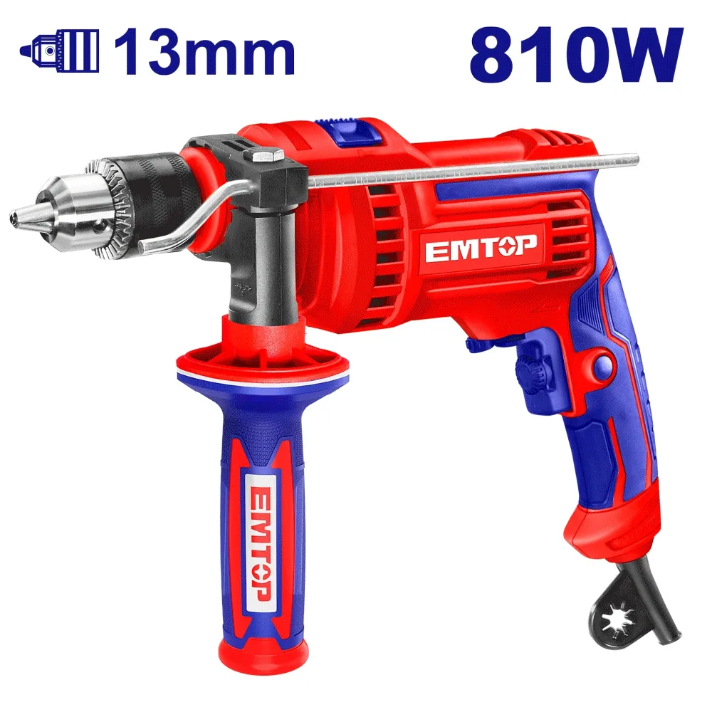 Perceuse à percussion 810w EMDL0811 EMTOP Tunisie