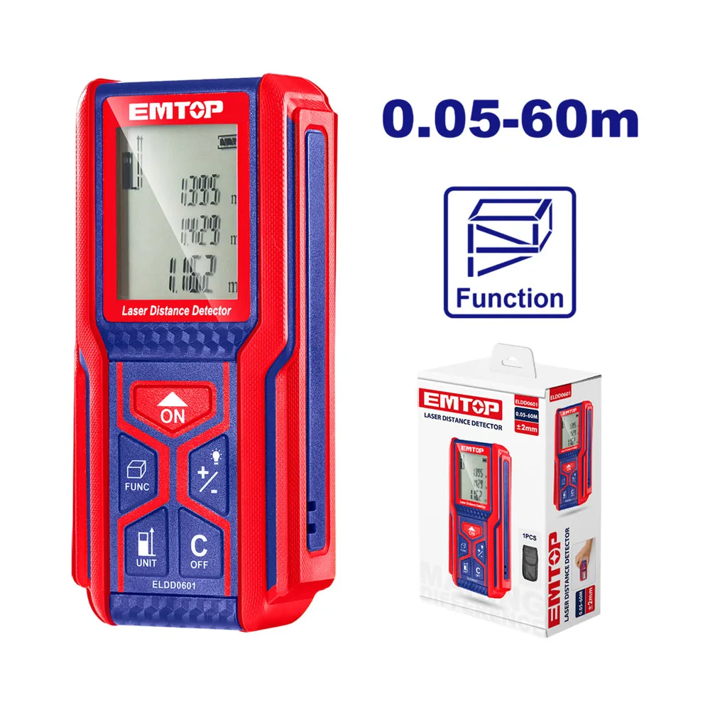 Télémètre Laser 60m ELDD0601 EMTOP Tunisie